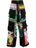 Natasha Zinko comic-book cargo trousers - Multicolore