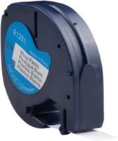 Huismerk Label Tape voor Dymo 91207 | 12 mm x 4 m | Zwart op Goud - 1 stuk