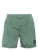 Stone Island short de bain à patch Compass - Vert