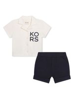 Michael Kors Kids ensemble haut-short à logo imprimé - Bleu - thumbnail