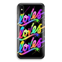 Loves: iPhone X Volledig Geprint Hoesje