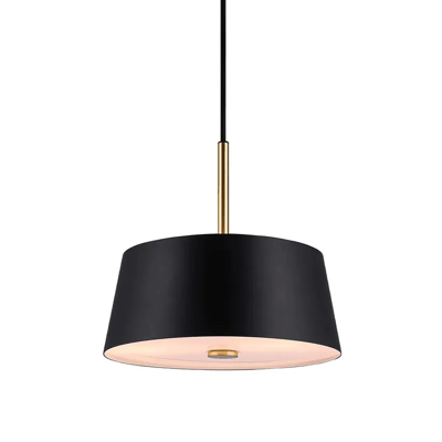 Hanglamp zwart en messing met E14 fitting Nordlux Clasi 30 cm