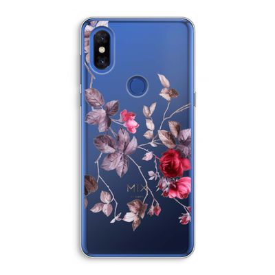 Mooie bloemen: Xiaomi Mi Mix 3 Transparant Hoesje