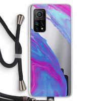 Zweverige regenboog: Xiaomi Mi 10T 5G Transparant Hoesje met koord