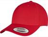 Flexfit FX5789M YP Classics 5-Panel Premium Curved Visor Snapback Cap - Red - One Size