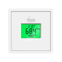 Vision CO2 monitor met temperatuur,rv en data logging Vision CO2 monitor met temperatuur,rv en data logging