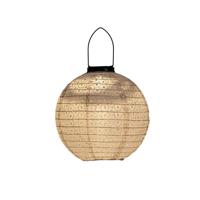 Anna's Collection Solar lampion marrakesh zand 25cm