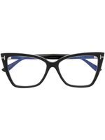 TOM FORD Eyewear lunettes de vue à monture géométrique - Noir