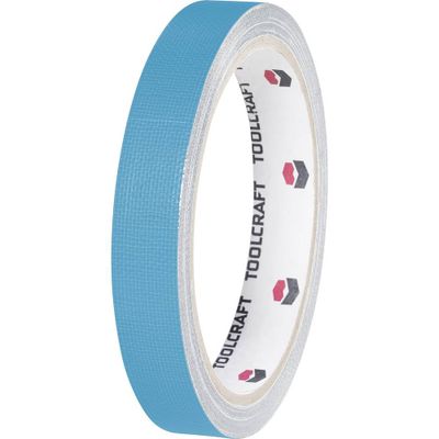 TOOLCRAFT HEB15L10BC HEB15L10BC Textieltape HEB15L10BC Blauw (l x b) 10 m x 15 mm 1 stuk(s)