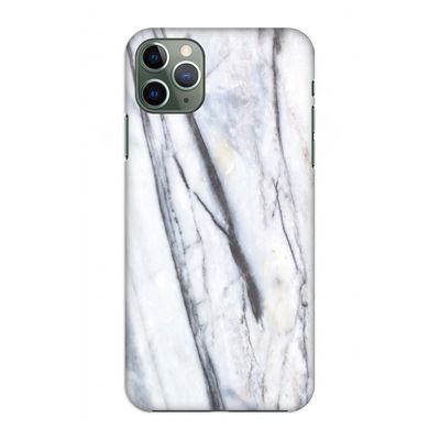 Gestreepte marmer: Volledig geprint iPhone 11 Pro Max Hoesje