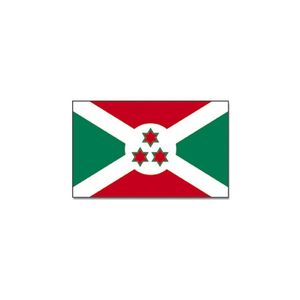 Landen thema vlag Burundi 90 x 150 cm feestversiering