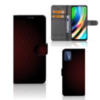 Motorola Moto G9 Plus | Telefoon Hoesje | Geruit Rood