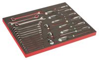 Bahco Foaminlay Fit&Go 3/3 met schroevendraaiers en sleutels - met lasermarkering - 31-delig - FF1A215LM