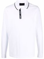 Philipp Plein polo à logo brodé - Blanc - thumbnail