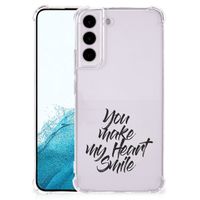 Samsung Galaxy S22 Plus Telefoonhoesje met tekst Heart Smile