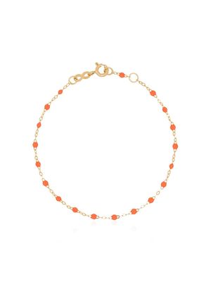 Gigi Clozeau collier en or 18ct à détails de perles - Orange