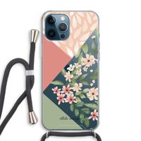 Sweet heaven geometrics: iPhone 12 Pro Max Transparant Hoesje met koord