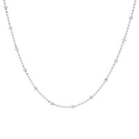 Karma Ketting Dots Chain Diamond Zilver