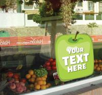 Sticker appel promotie fruitwinkel - thumbnail