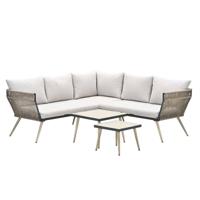 Garden Impressions Pylos loungeset 5-delig - taupe