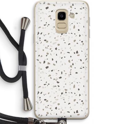 Terrazzo N°14: Samsung Galaxy J6 (2018) Transparant Hoesje met koord