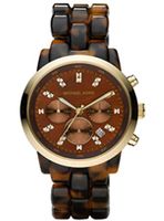 Horlogeband Michael Kors MK5216 Kunststof/Plastic Bruin 8mm Horlogeband Michael Kors MK5216 Kunststof/Plastic Bruin 8mm