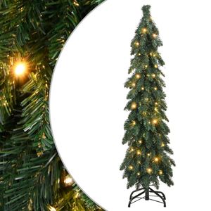 Kunstkerstboom met verlichting 60 LED's 120 cm