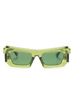 Kuboraum lunettes de soleil rectangulaires R2 - Vert - thumbnail