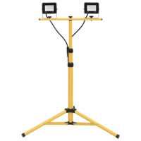 Spotlight met statief LED 2x20 W koudwit