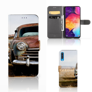 Samsung Galaxy A50 Telefoonhoesje met foto Vintage Auto