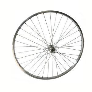 Achterwiel 26"x1.75 (559) aluminium velg. vast as, voor opschroef tandwiel, 7/8 speed