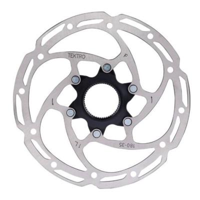 TEKTRO schijfrem rotor tr180-35 ø180mm, centerlock, zilver