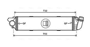 Intercooler, inlaatluchtkoeler RT4622