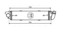 Intercooler, inlaatluchtkoeler RT4622