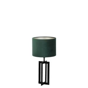 Light & Living Tafellamp Mace|Velours - Zwart|Dutch Green - Ø30x56cm