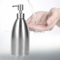 500ml roestvrijstaal Zeep dispenser keuken badkamer shampoo vak wasmiddel fles