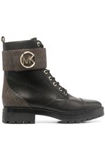 Michael Michael Kors bottines à plaque logo - Noir