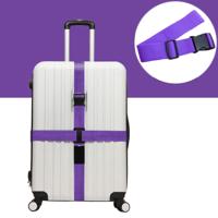 Cross Rainbow elastische telescopische tas bungee Bagage verpakking riem reizen bagage vaste riem (paars)