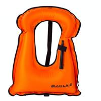 Kinderen draagbare snorkelen drijfvermogen opblaasbare Vest zwemvest zwemmen apparatuur grootte: 510 * 400mm (oranje) Kinderen draagbare snorkelen drijfvermogen opblaasbare Vest zwemvest zwemmen apparatuur grootte: 510 * 400mm (oranje)