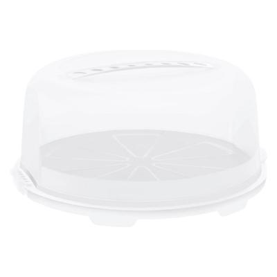 Rotho fresh taartdoos 35.5x16.5 cm wit/transparant