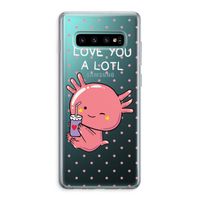 Love You A Lotl: Samsung Galaxy S10 Plus Transparant Hoesje