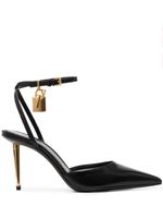 TOM FORD escarpins 90 mm à détail de cadenas - Noir