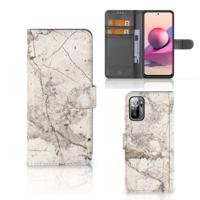 Xiaomi Redmi Note 10/10T 5G | Poco M3 Pro | Bookcase | Marmer Beige