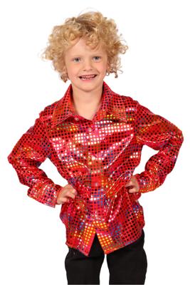 Glitterblouse Kind rood Glitterblouse Kind rood