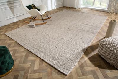 Tapijt WOOL 350x240cm zilvergrijs - 41718