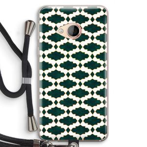 Moroccan tiles: HTC U Play Transparant Hoesje met koord