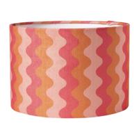 Lampenkap wave - roze - ø24.5x17 cm