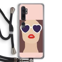 Red lips: Xiaomi Mi Note 10 Pro Transparant Hoesje met koord