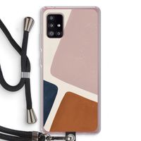 Geo #2: Samsung Galaxy A51 5G Transparant Hoesje met koord