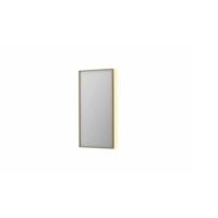 Spiegel INK SP32 50x4x100 cm Incl. Indirect LED-Verlichting Rondom en Spiegelverwarming Geborsteld Mat Goud